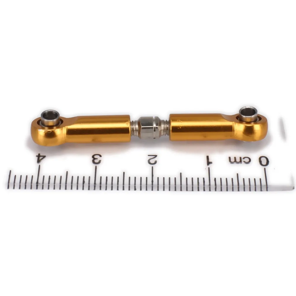 Алюминиевый Регулируемый сервопривод тяговые рулевые стержни ручки M3 резьба 2 5