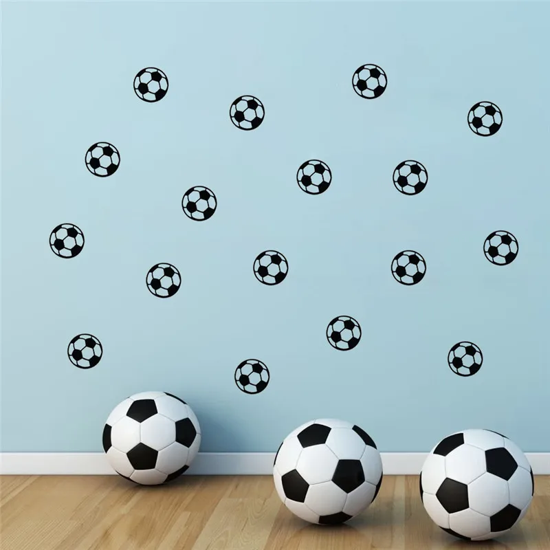 Наклейки на стену с изображением футбола и известных футбольных игроков