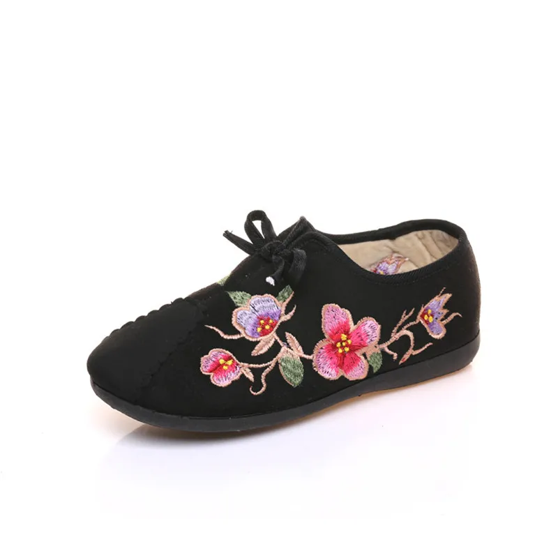 Женские тканевые мокасины в стиле ретро китайском винтажные Повседневные