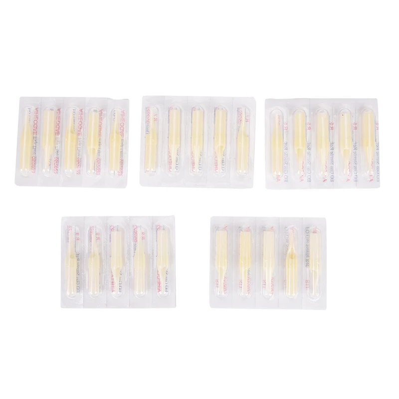 50pcs 3/5/7/9/11R Disposable Sterile Tattoo Tips Nozzle Needle Permanent Makeup Cartridge Needles For Machine Kit | Красота и