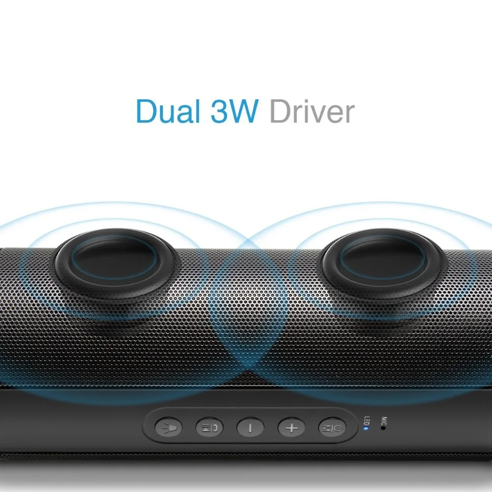 T2 наружная Водонепроницаемая колонка с супер басами bluetooth Мини Портативная