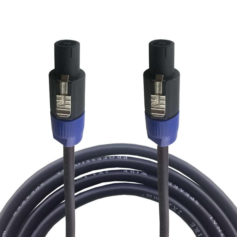 

NL4FC Speakon Cable Om Plug 4 Pin Speaker Cable for Active Speaker M/M 1M 2M 3M 5M High Quality