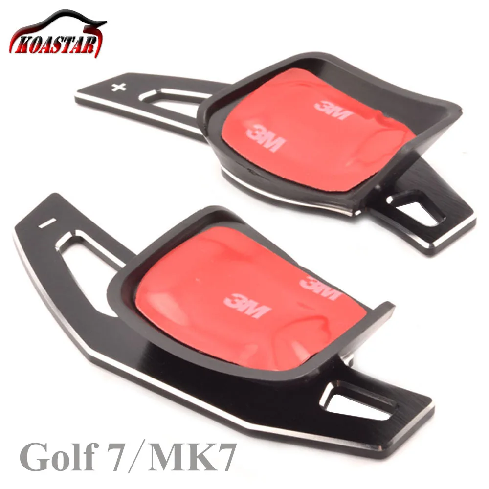 Весло рулевого колеса удлинитель переключения алюминиевое весло для Golf7 MK7 |