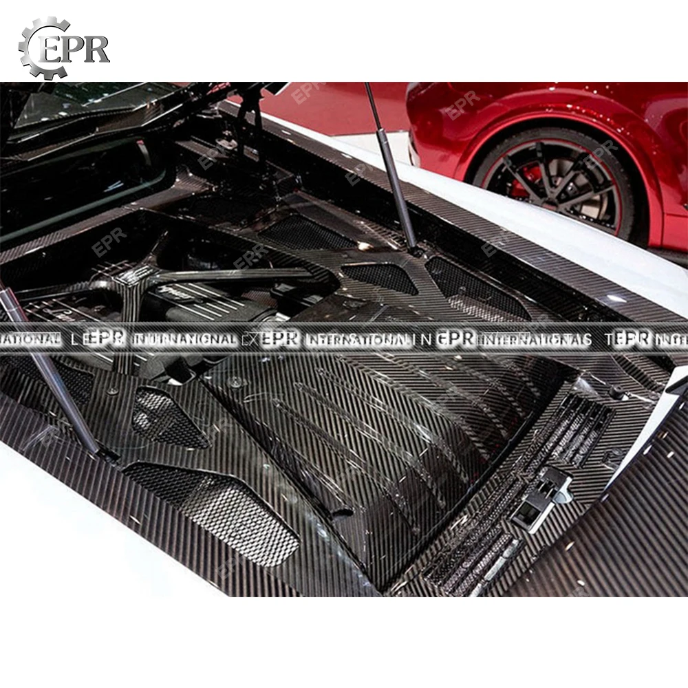 Комплект крышек двигателя из сухого углеродного волокна для Huracan LP610 OEM-стиль