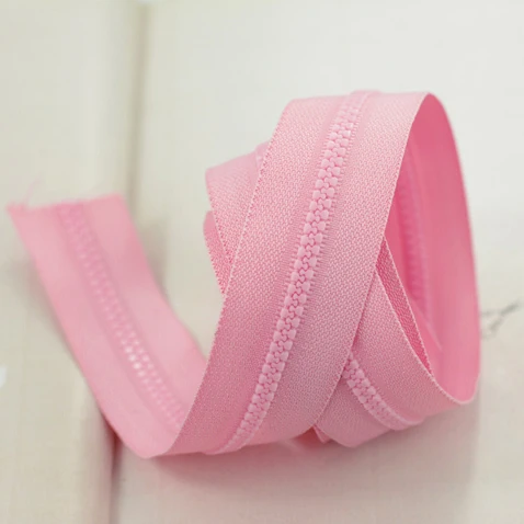11 Pink 20yd 3# двунаправленная Смола застежки-молнии для шитья DIY сумка домашний текстиль палатки Лоскутные спальные мешки два стороны ярдов Цепь Ролл молния - Цвет: 11 Pink