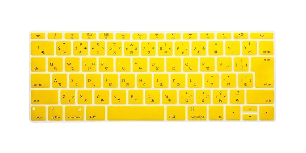 Японский силиконовый чехол для клавиатуры MacBook New Pro 13 &quotA1708 (2016 версия без