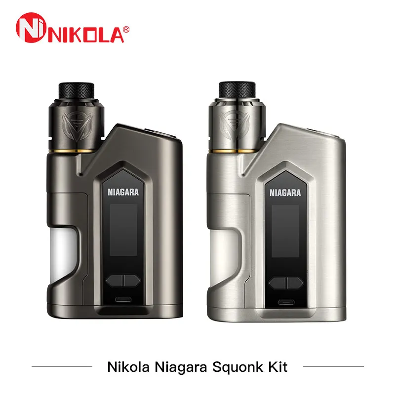 Nikola Niagara Squonk Комплект 200 Вт коробка мод комплект Ниагара с ниагарским RDA бак 6 мл