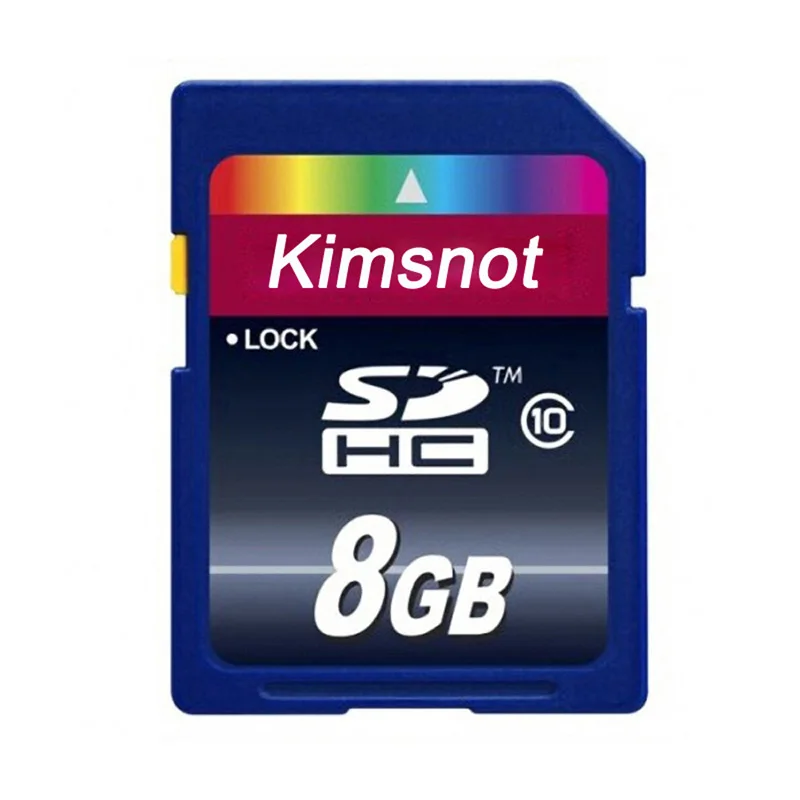 Карта памяти Kimsnot SD карта 8 ГБ 16 32 64 SDHC SDXC класс 10 3D цифровая камера горячая