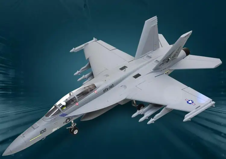 Радиоуправляемый самолет FMS F/A-18F F18 Super Hornet 70 мм воздуховод вентилятор EDF большой масштаб модели самолета, F18, F-18, F 18, PNP и комплект