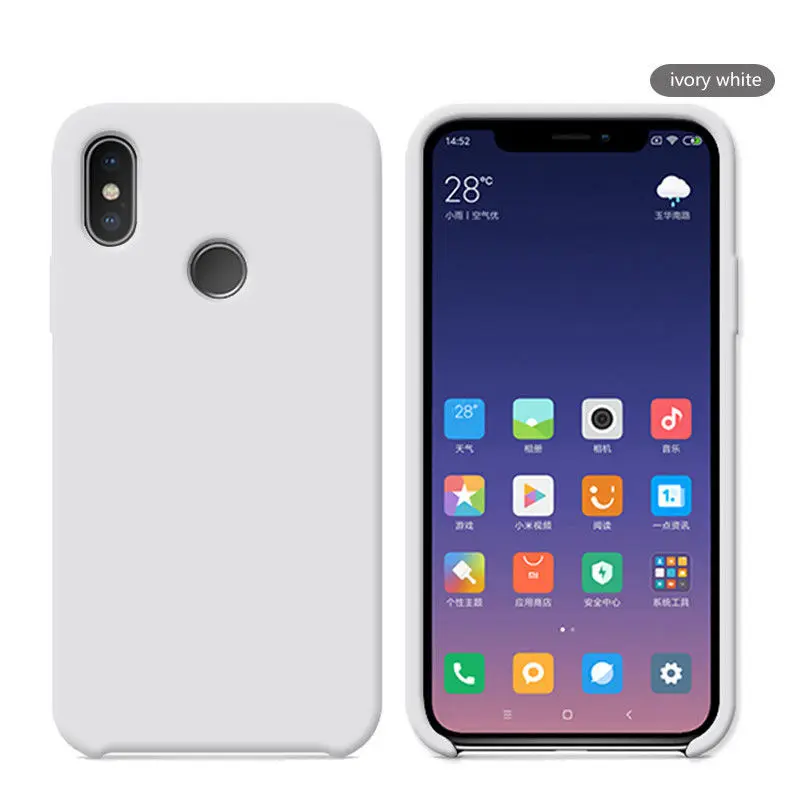 Для Xiaomi mi A2 mi x2s mi 8 mi 9 T/Red mi Note 6 7 Pro K20 жидкий силикон mi crofiber внутри мягкий чехол-накладка - Цвет: White