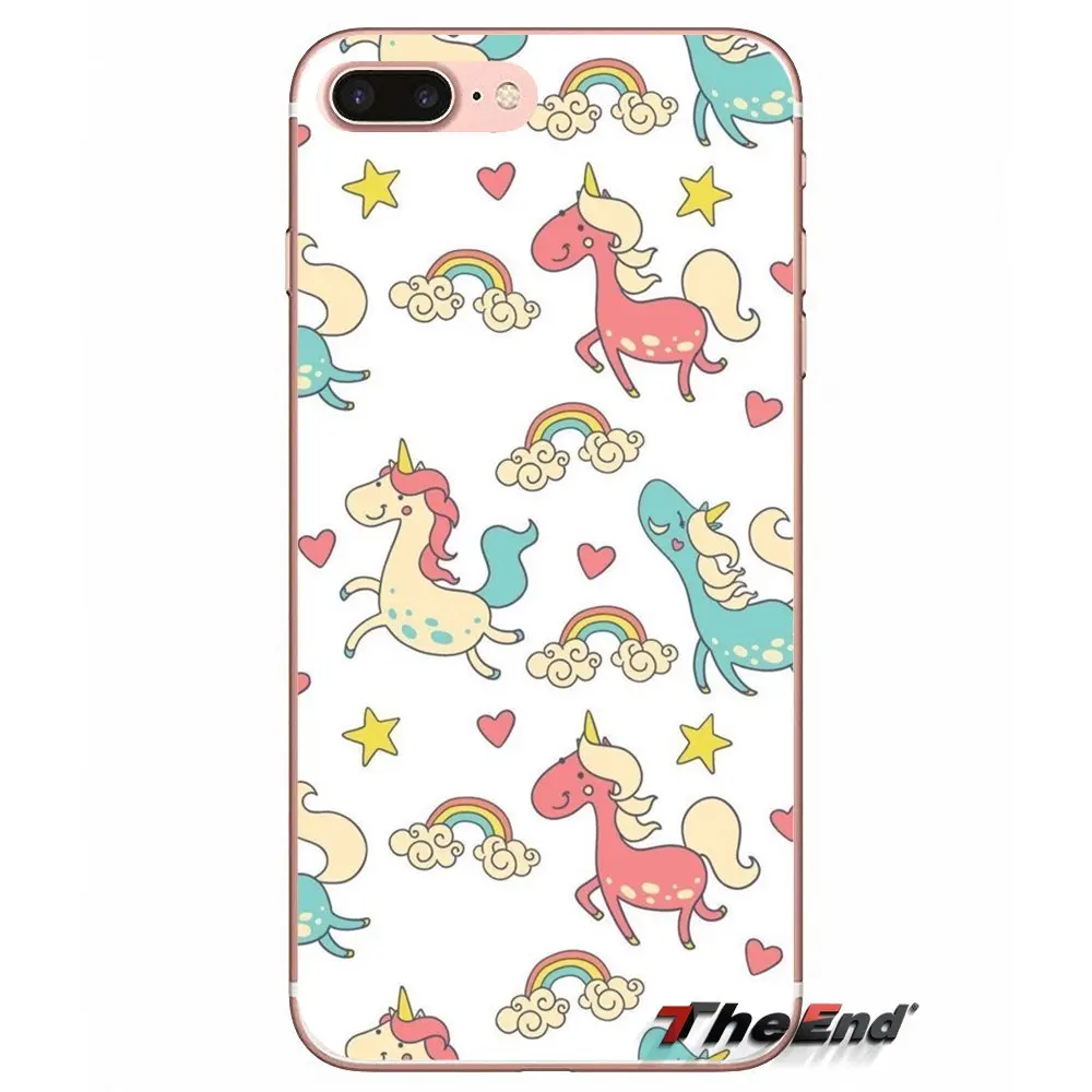 Cell Phone Bag Case Cute Unicorn Patterned For iPhone X 4 4S 5 5S 5C SE 6 6S 7 8 Plus Samsung Galaxy J1 J3 J5 J7 A3 A5 2016 2017 | Мобильные