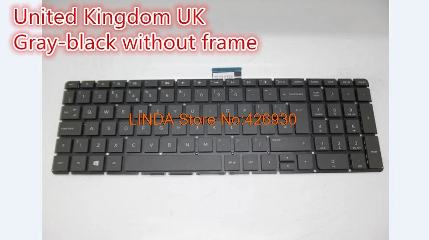 Клавиатура с подсветкой для HP Pavilion 15 AB000 AB100 AB200 15Z SG 80700 2BA SN6143 9Z.NC8BQ.60U LA TR