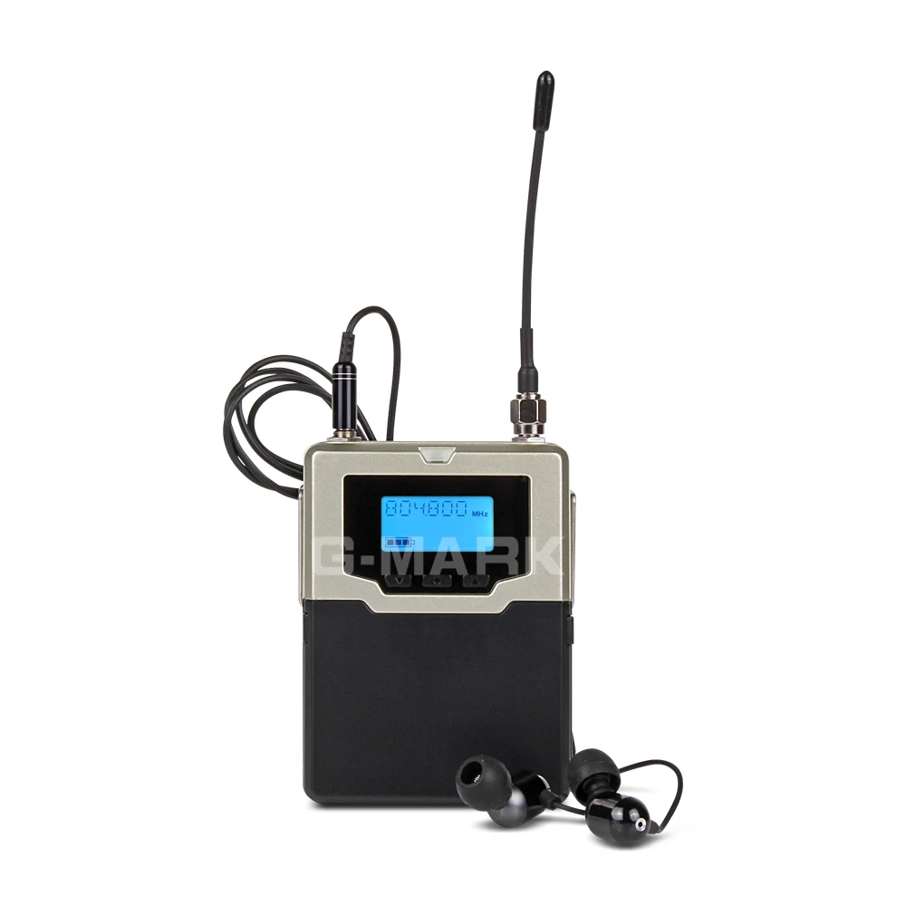 G-MARK PSM 500 In Ear Monitor live system UHF беспроводной стерео персональный приемник наушники 1 канал 1 звук наушники