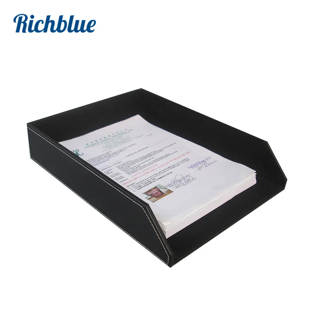 A4 лоток для документов из искусственной кожи стойка стол держатель файлов