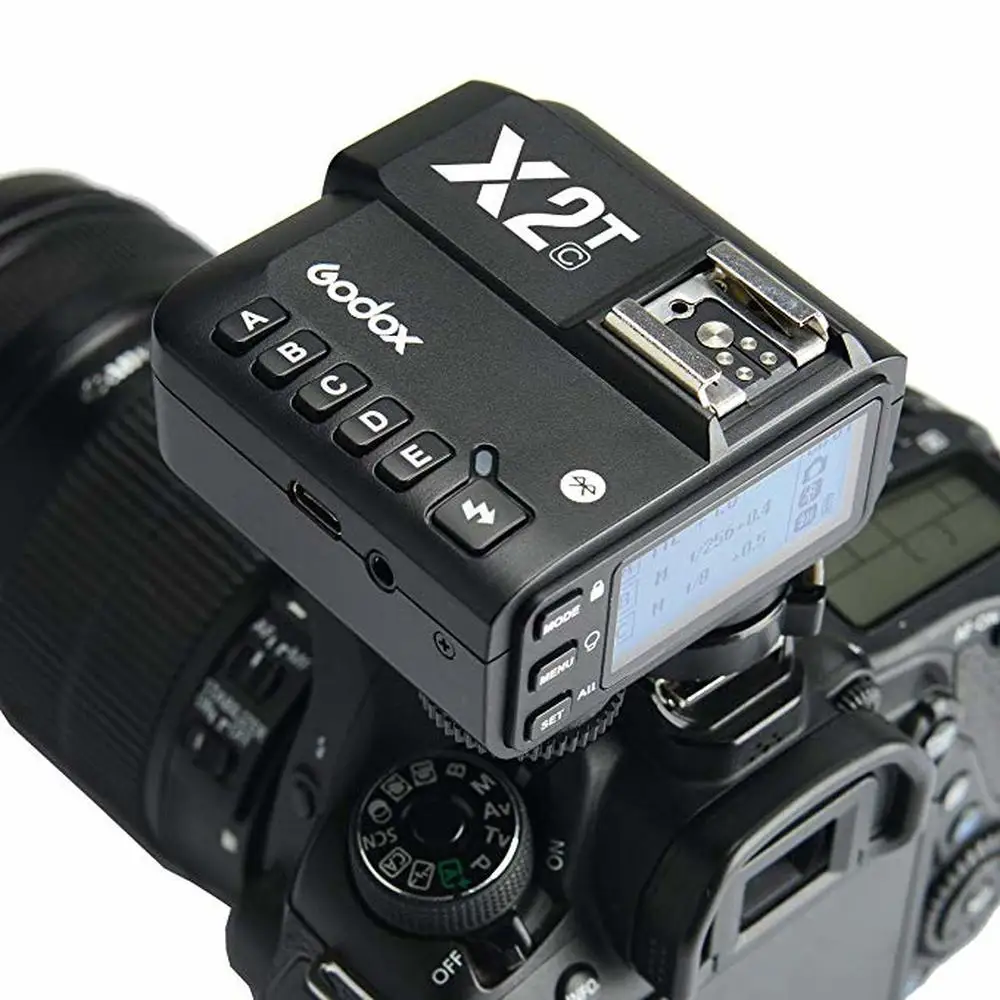 Беспроводной триггер для вспышки Godox X2T TTL поддержка Bluetooth-передатчика Nikon Canon Sony