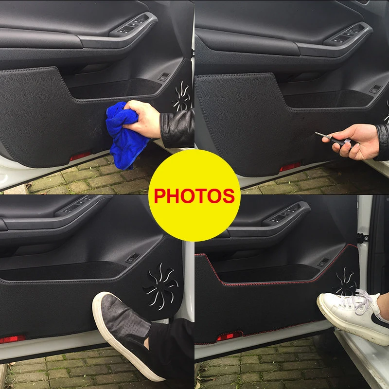 Подходит Mazda6 04-14 двери автомобиля protecion коврик анти Kick PAD Анти Грязный чехол