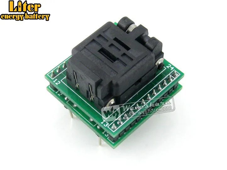 QFN24 к DIP24 (B) MLF24 MLP24 Plastronics 24QN50K14040 IC тестовая розетка программирующий Адаптер 0 5 мм шаг|Демонстрационные стенды|