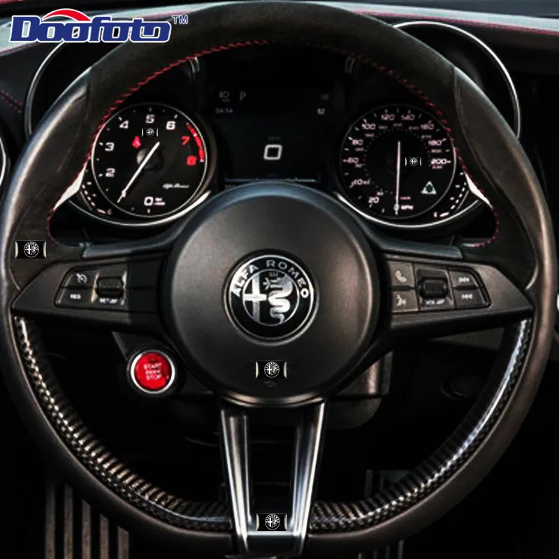 Doofoto автомобильный Стайлинг значок эмблема наклейка для всего тела Alfa Romeo 159 147 156