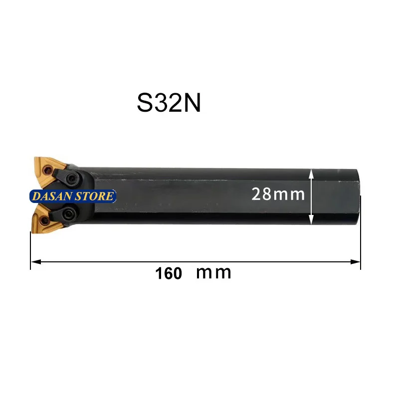 S25N S25S MWLNR08 сверлильный держатель для инструментов 160 мм нестандартное отверстие внутреннее отверстие соединение числовое управление Арбор токарный станок с ЧПУ Инструменты