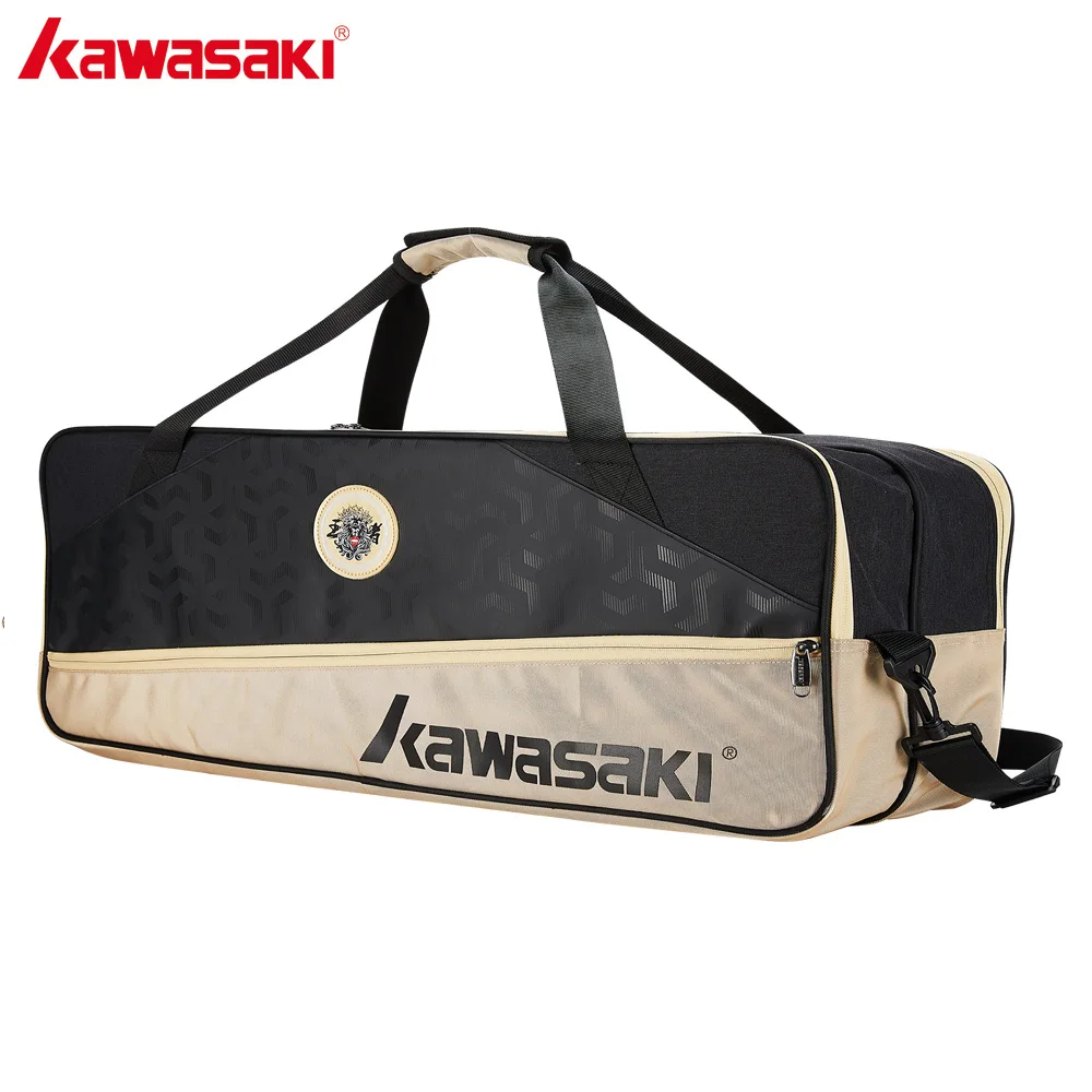 KAWASAKI спортивные сумки для бадминтона эргономичная Удобная теннисная сумка на ремне для 6 шт. ракетки для бадминтона, сумка для ракетки KBB-8640 KBB-8643