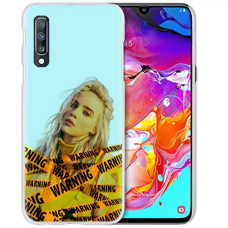 07 Billie Eilish музыка певица чехол для samsung Galaxy M40 A50 A80 A70 A60 A40 A30 A20e A10 J4 J6 плюс J8 жесткий чехол из ПК для телефона - Цвет: 07