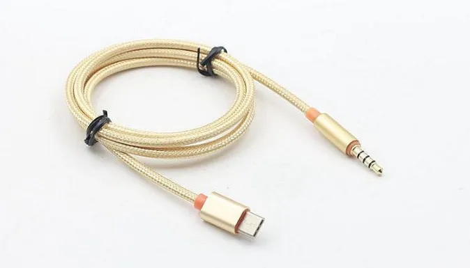 Аудиокабель адаптер типа C 3 5 мм для USB Type c Jack Aux кабель автомобильного динамика
