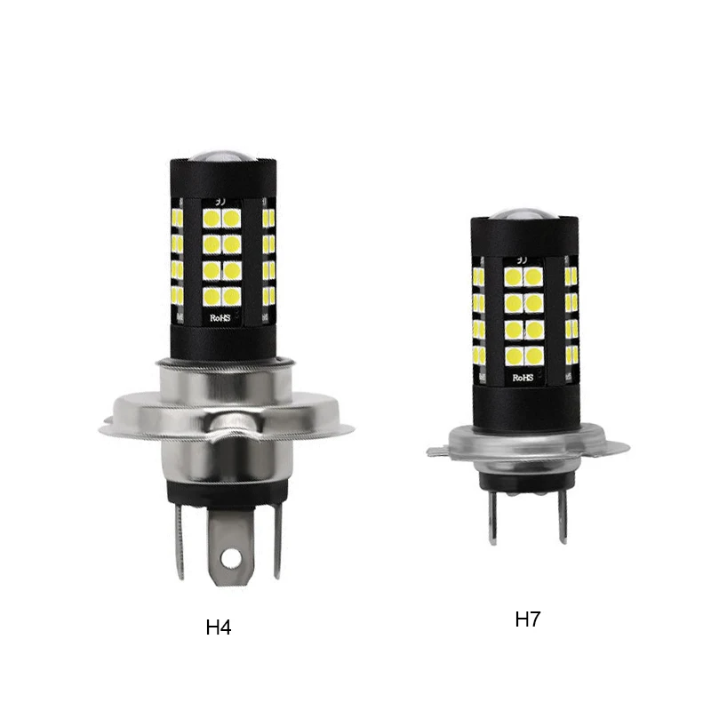 2 шт. H8 H11 Led HB4 9006 HB3 9005 H4 Противотуманные фары лампы Canbus 2400LM фары автомобиля задние габаритные огни 12В 24В для грузовой автомобиль белый 6000 K