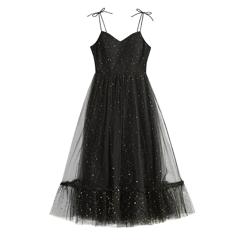 

Black Short Chinese Oriental Party Wedding Female Sequins Cheongsam Bridesmaid Evening Dress Elegant Celebrity Banquet Dresses