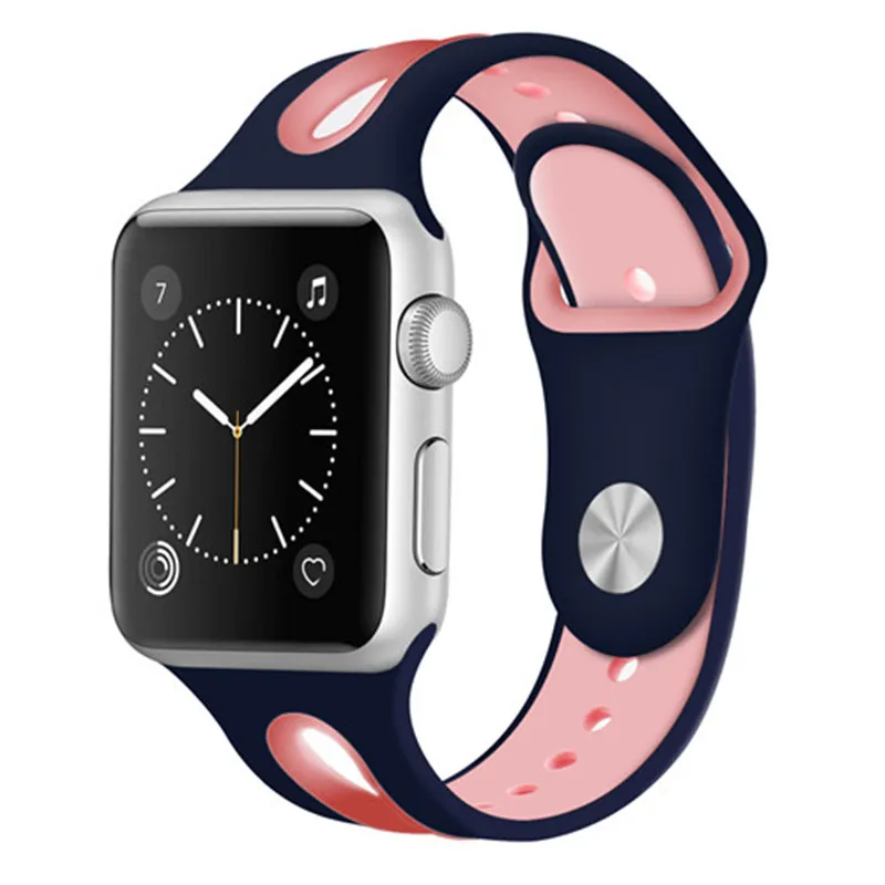 OSRUI ремешок для спортивных часов Apple watch группа 42 мм 38 Iwatch серии 3 2 1 силиконовые