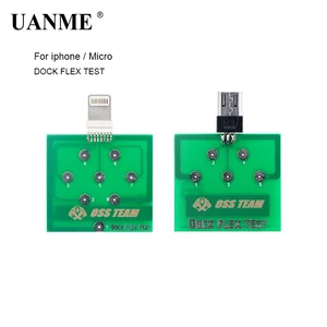 UANME профессиональная зарядная док-станция, гибкий тест, инструменты для ремонта для iPhoneX 8 8plus 7 6 6s Plus для Micro Android, инструмент для тестирования телефона