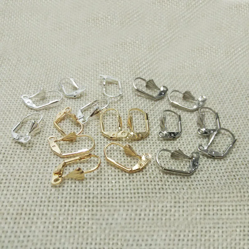 10 шт. аксессуары для сережек застежка крючок петля подвески французские крючки