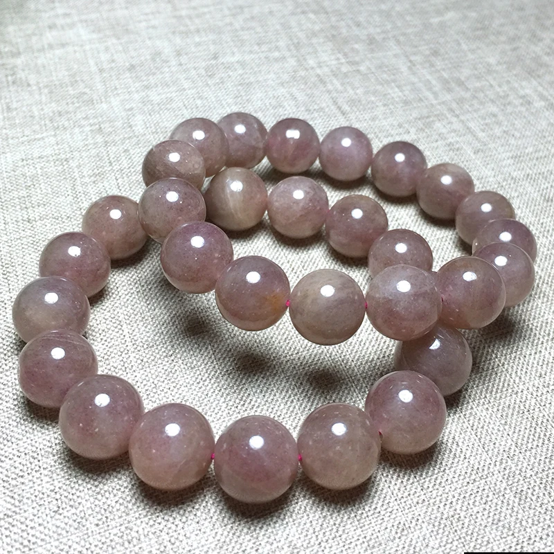 Браслет женский из натурального хрустального камня с бусинами 13 мм|bracelets for|stone