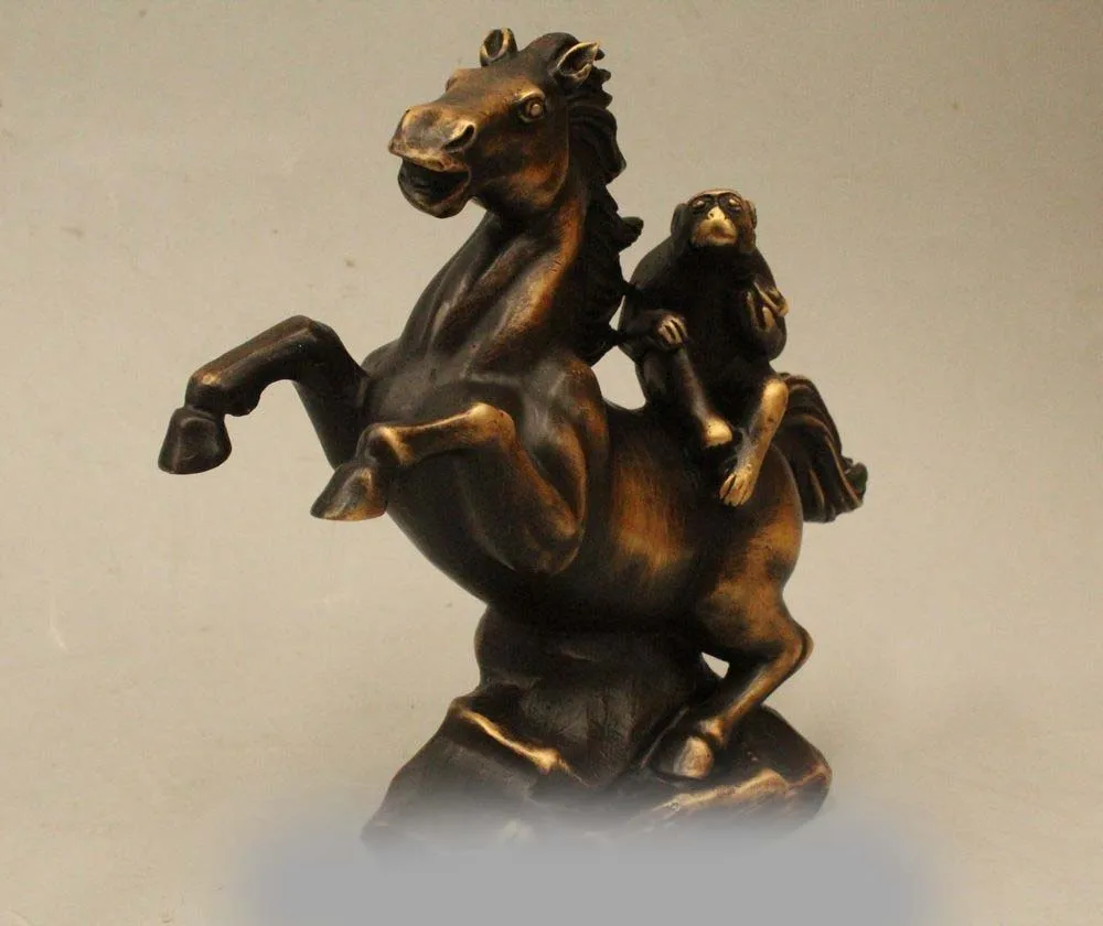 SCY 7 &quotКитайская народная фэн-шуй Бронзовая фигурка для привлечения богатства