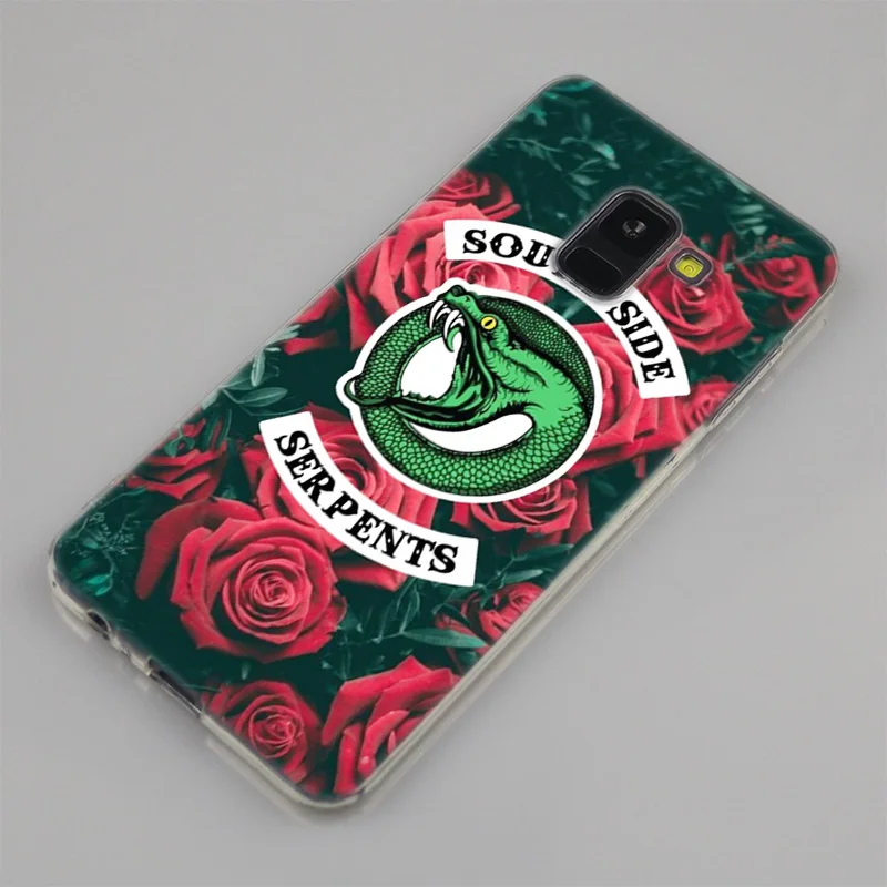 Силиконовый чехол Riverdale South Side Serpents с логотипом для Samsung Galaxy A50 A30 A10 A40 A6 A8 Plus A9 A5 A7 2018
