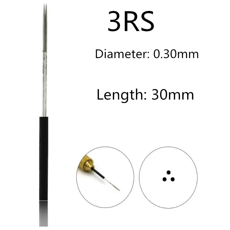 100 ламинат Tebori затенение R3/5 лайнер микроблейдинг для бровей ручная игла туман
