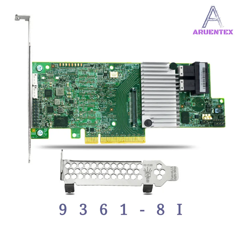 ARUENTEX LSI MegaRAID SAS 9361 8i LSI00417 2 ГБ кэш SFF8643 RAID0.1.5.6 PCI E3.0 x8 12 ГБ/сек. карты контроллера alibaba