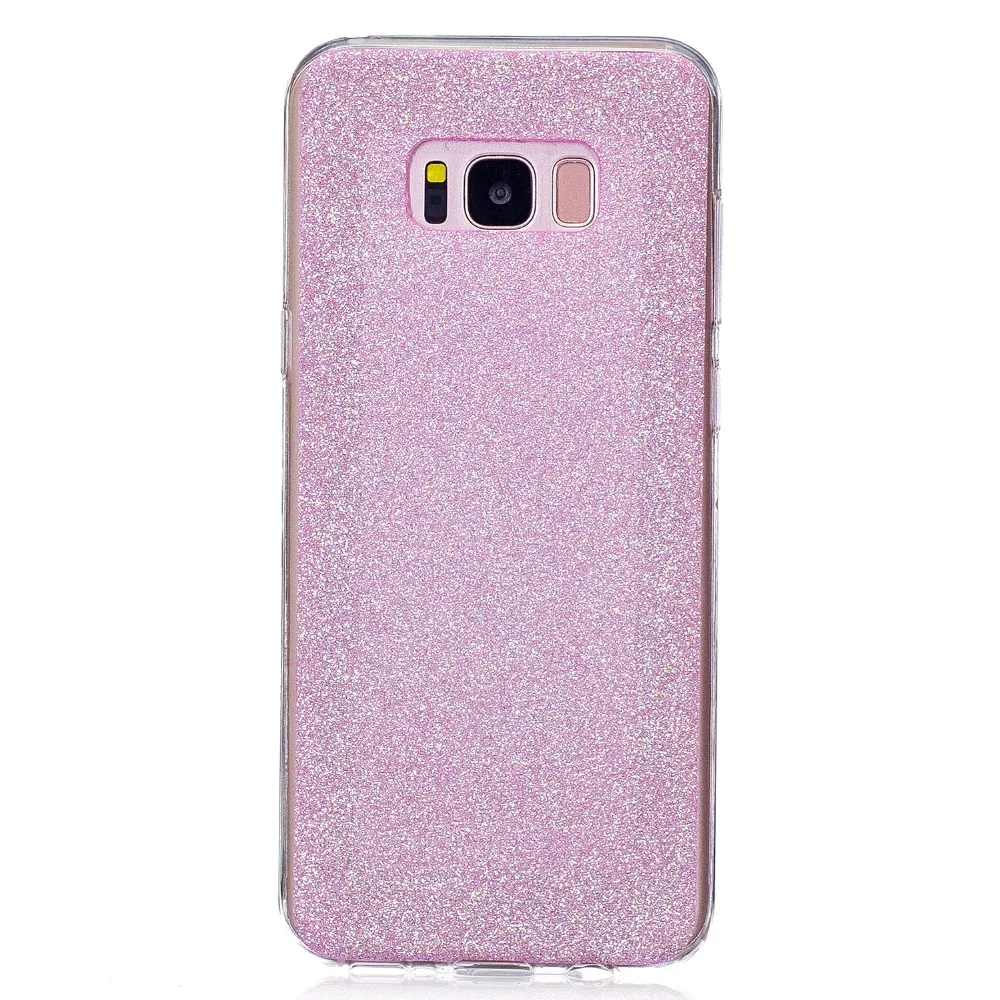 Покрытие Мягкий ТПУ чехол-накладка градиентного силиконовый чехол для samsung Galaxy S8