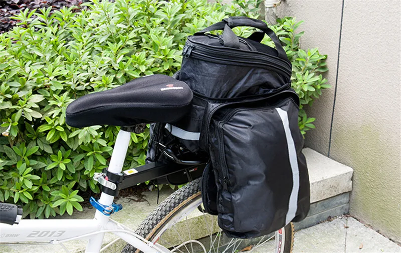 Велосипедная багажная сумка с чехлом от дождя сумки на сиденья для горного