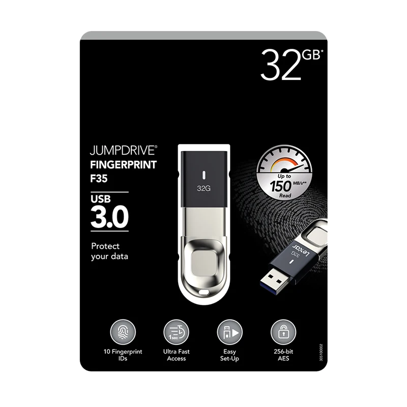 Usb флеш накопитель 32 Гб со сканером отпечатков пальцев 3 0|USB-хабы| |