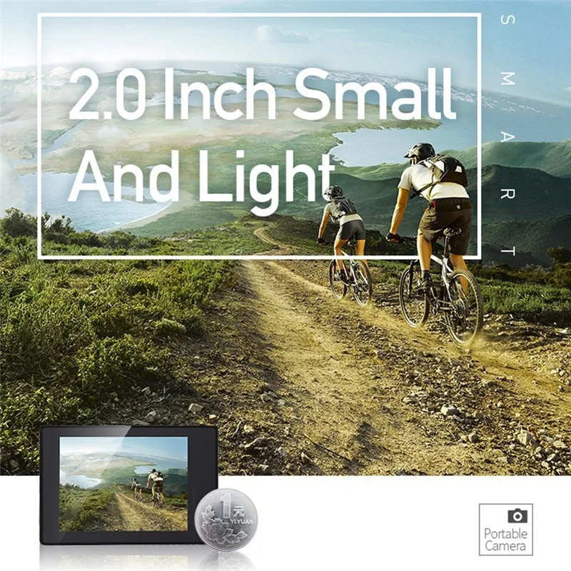 Водонепроницаемый 4 K 30FPS 16MP сенсорный экран Wifi камера Ultra HD 30 m подводная цифровая видеокамера Удаленная Спортивная камера на шлем