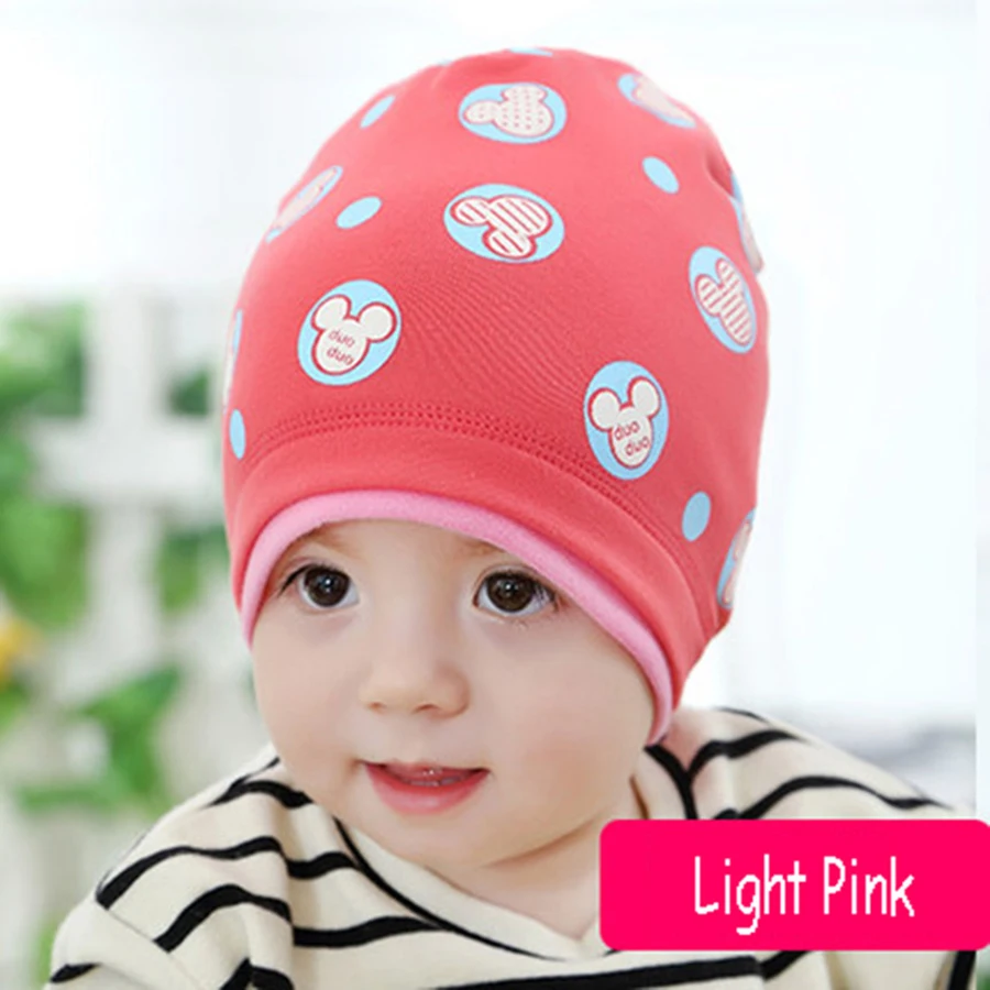 Милые новорожденный шапка зимняя теплая шапочка детская Модная органического