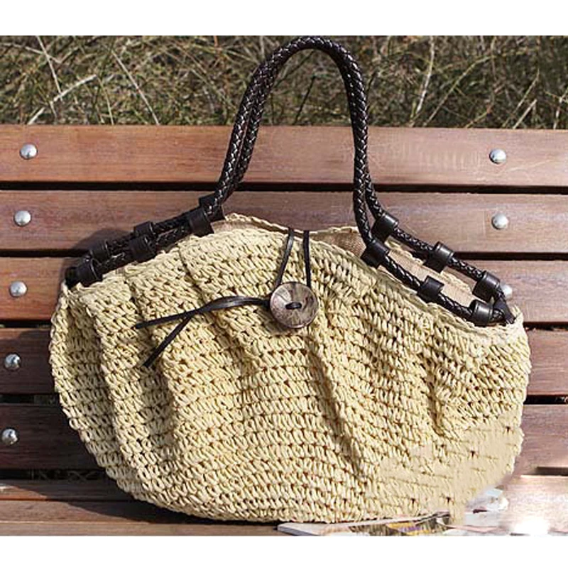 2018 модная Подушка соломенная Летняя Пляжная сумка повседневная для покупок