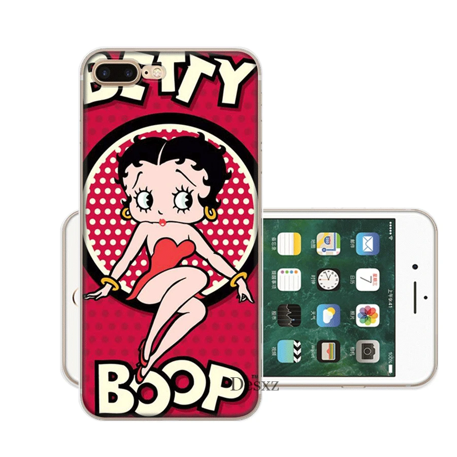 Чехол для мобильного телефона Desxz Betty Boop iPhone 6 6s 7 8 Plus 11 Pro X XS Max 5 5S SE |