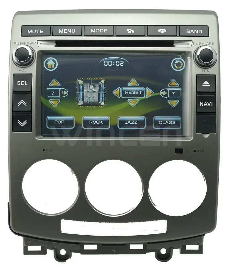 7 &quotавтомобильный DVD GPS плеер для старой Mazda 5 Встроенный BT Радио Бесплатная