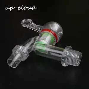 1 шт., пластиковый 12 дюйма, 34 дюйма, с наружной резьбой, прозрачный кран для ПК, водопроводный кран, соединитель для полива сада, клапан для воды стиральной машины