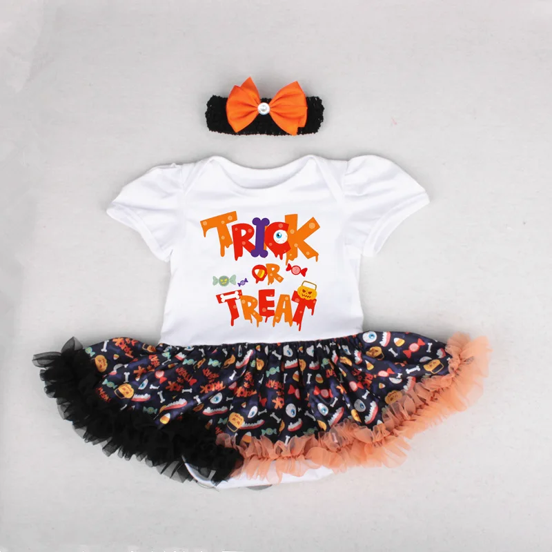 Платье комбинезон для детей от 0 до 24 месяцев костюмы на Хэллоуин девочек с