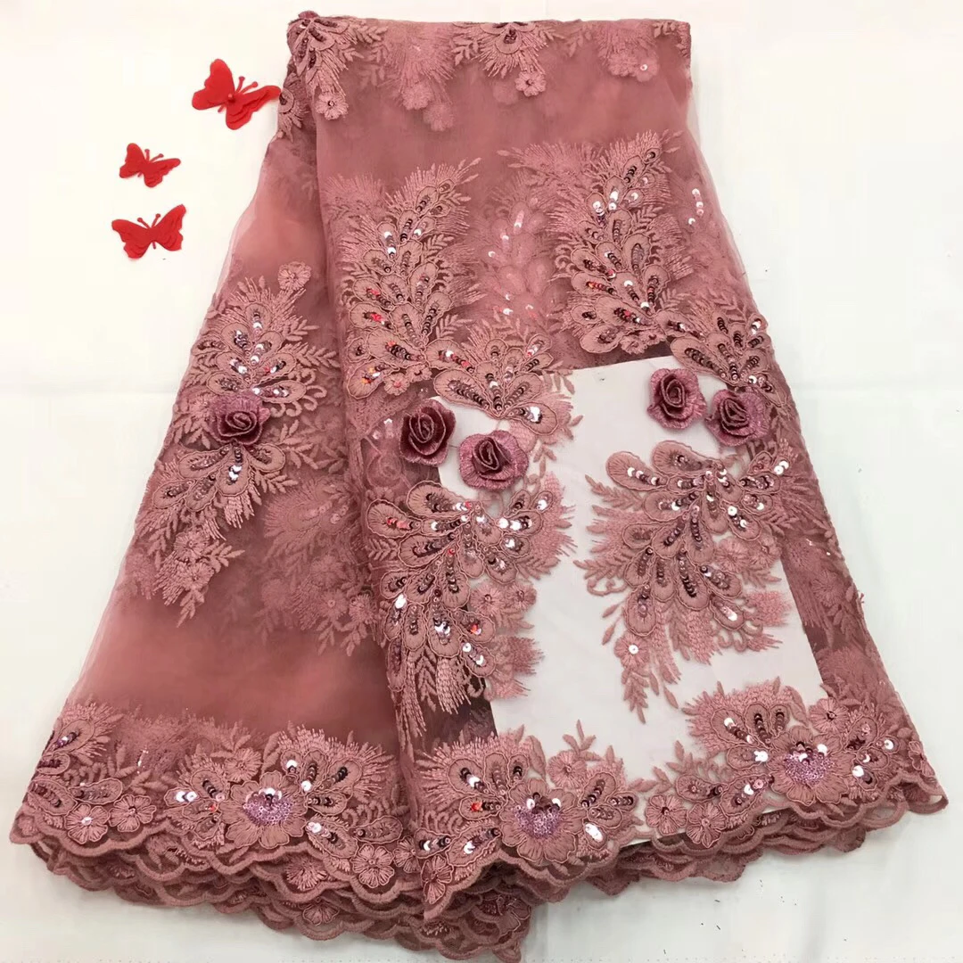 Последние Нигерии французская сетка кружевной ткани вышитые Высокое качество