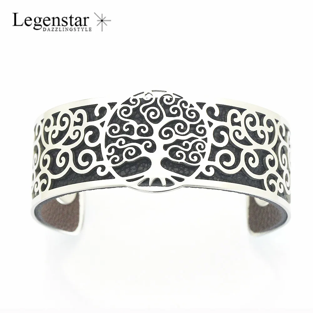 Legenstar трендовые браслеты в виде дерева жизни для женщин браслет из нержавеющей