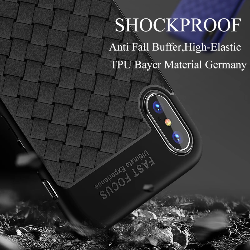 Роскошный чехол-сетка для iPhone X 10 Ультратонкий Мягкий силиконовый защитный чехол