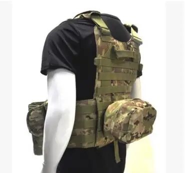 

Field CS Defensive Protect Tactical Vest With Pouch Outdoor Hunting Shoot Waterroof Size Adjustable Waistcoat Ordinary Edition